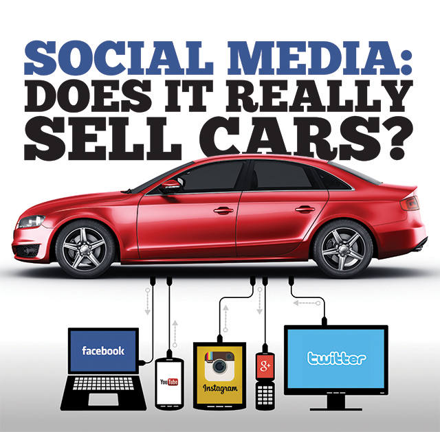 Social media sells car flyer